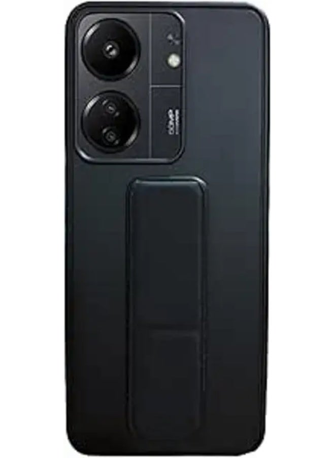 Magnetc Grip Cover   For Oppo A77 , Kickstand Slim Shockproof Grip Case, Silcione Protective Cover For Oppo A77 - Black